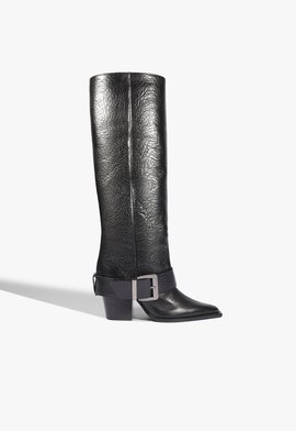 Bota Parker Up Couro Preta