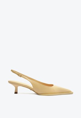 Sapato Scarpin Daria Sling Bege