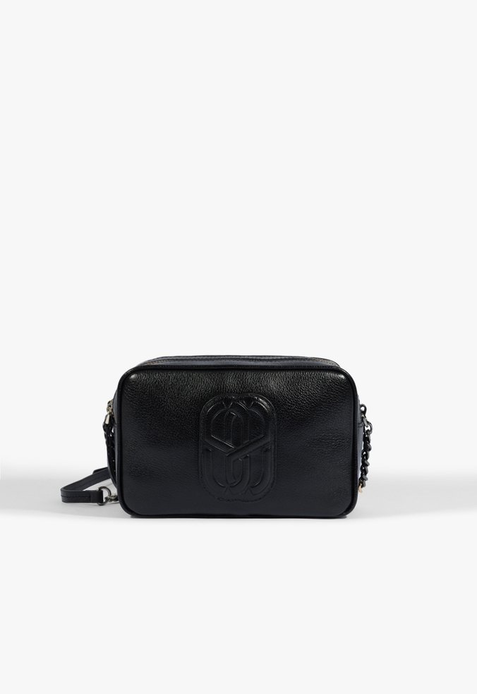 Bolsa Tiracolo Belle Couro Preta