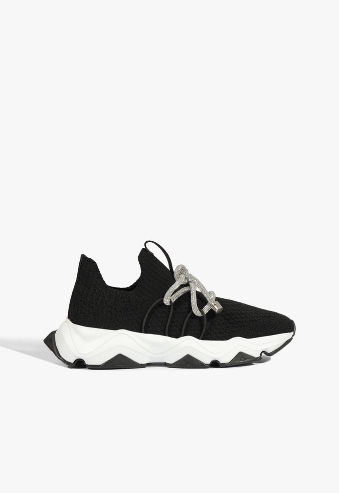 Vista 3 Tênis Knit Brilho Schutz Schutz BR Preto Schutz BR Preto