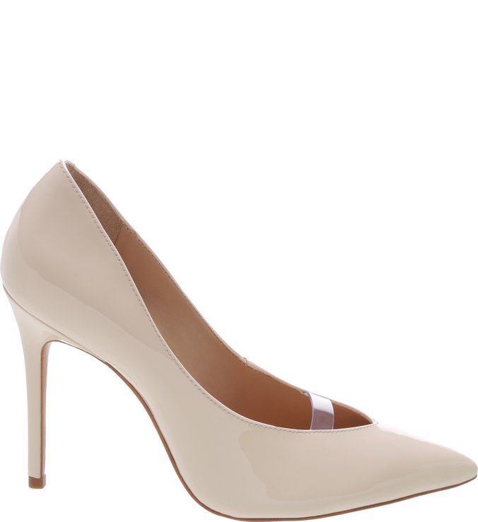 Scarpin Verniz Glam White Scarpin Verniz Glam White