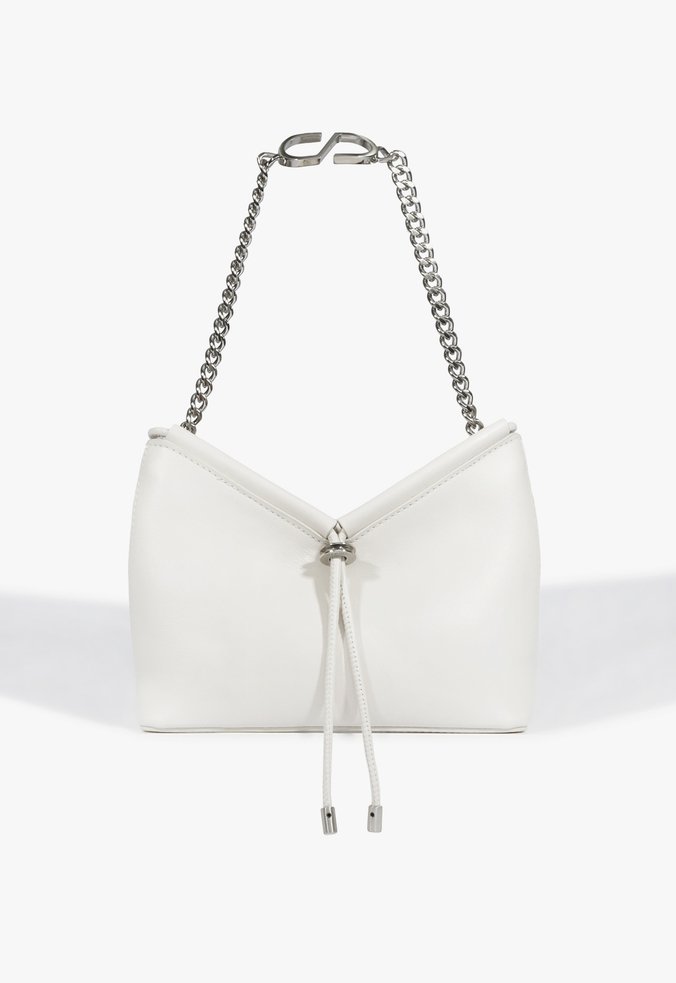 Bolsa Shoulder Couro Branca