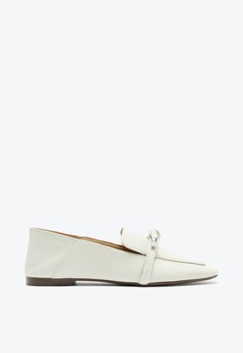 Mocassim Diann Couro Branco
