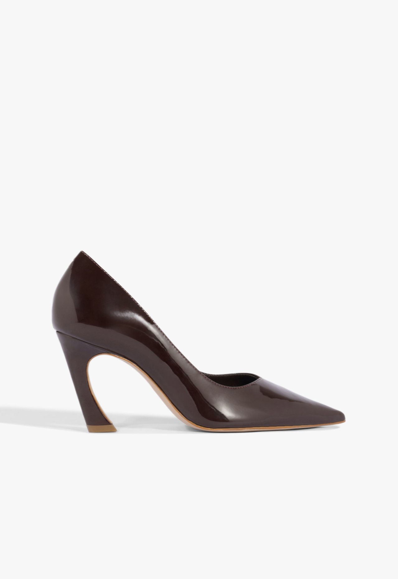 Scarpin Lexi Couro Marrom | Schutz