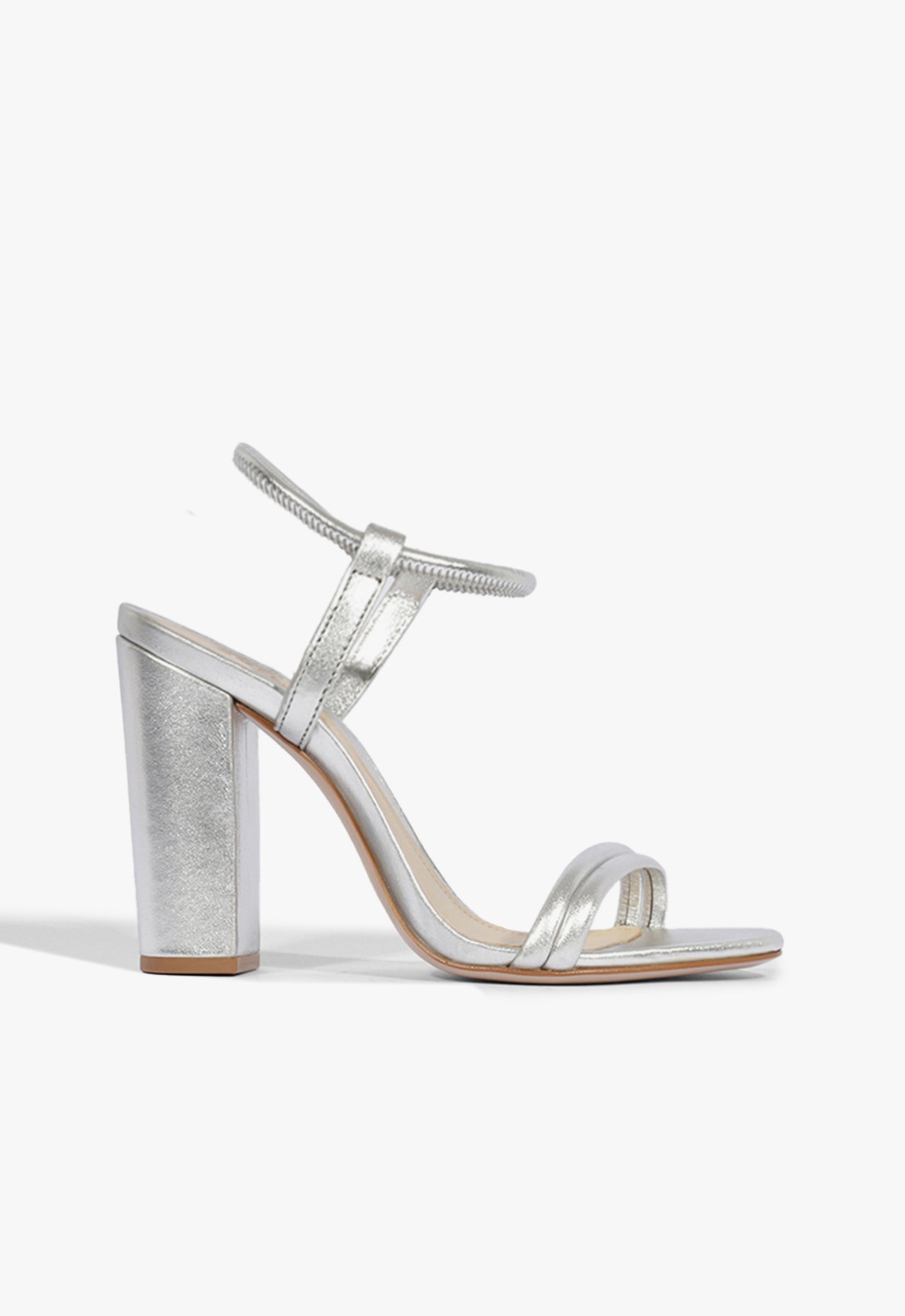 Sandália Gimenez Couro Prata | Schutz