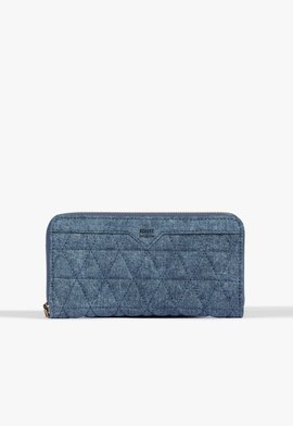 Carteira Grande Jeans Matelassê