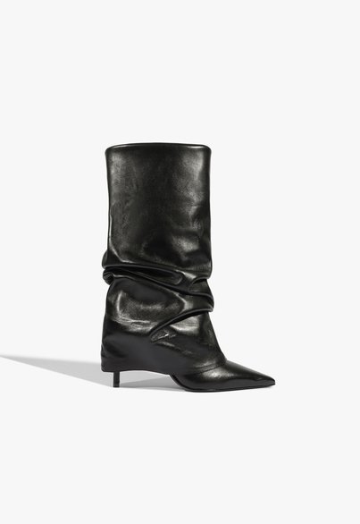Bota Mikki Cloak Couro Preta | Schutz