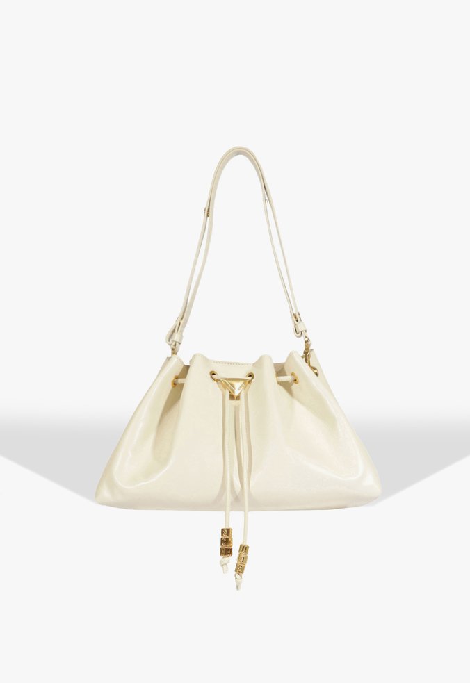 Bolsa Bucket Jess Couro Branca