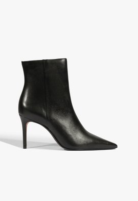 Bota Mikki Casual Couro Preta