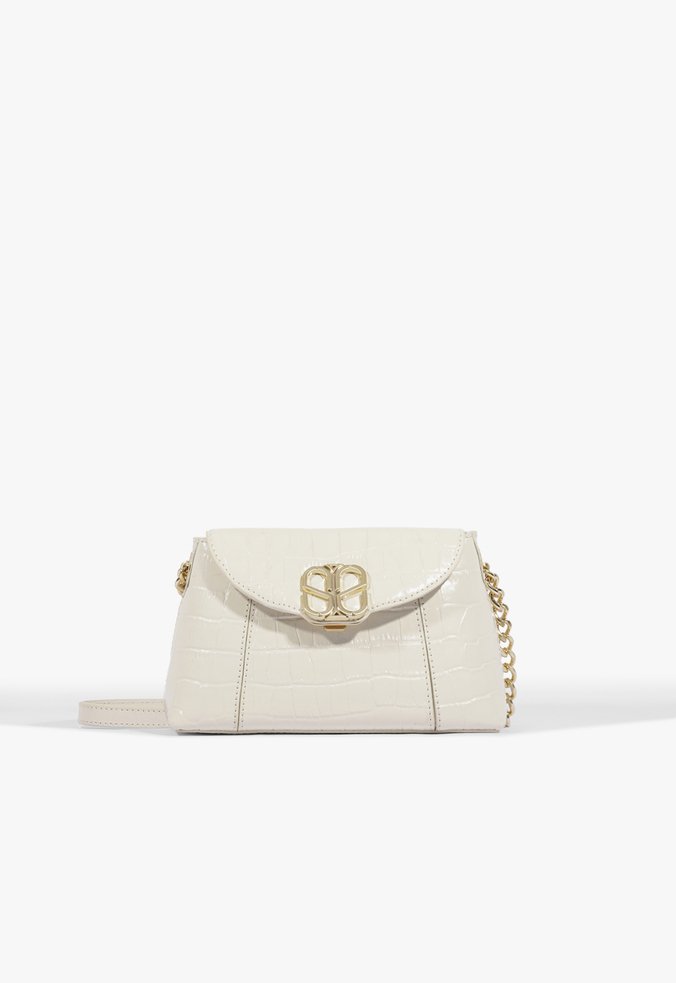 Bolsa Tiracolo Crossbody Payne Pequena Couro Branca