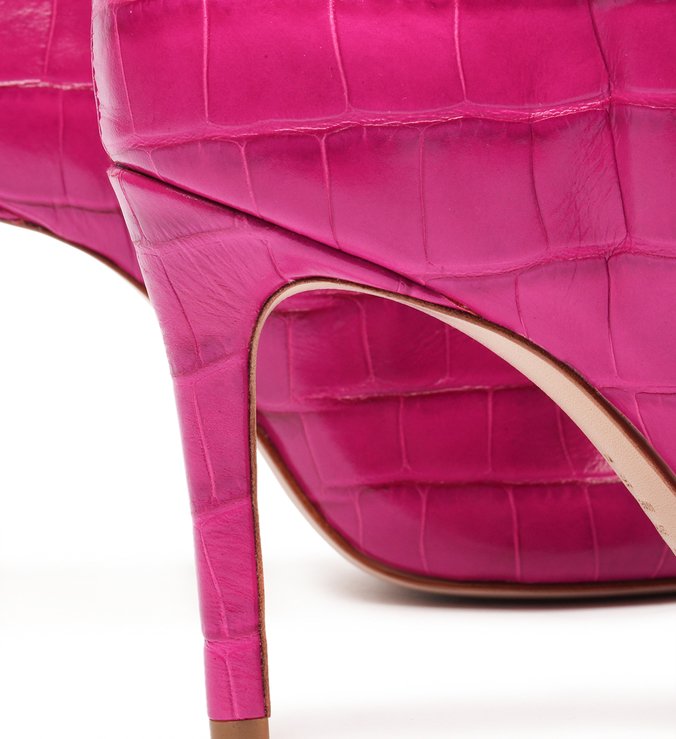 SCHUTZ X GINGER BOTA CROCO PINK SCHUTZ X GINGER BOTA CROCO PINK