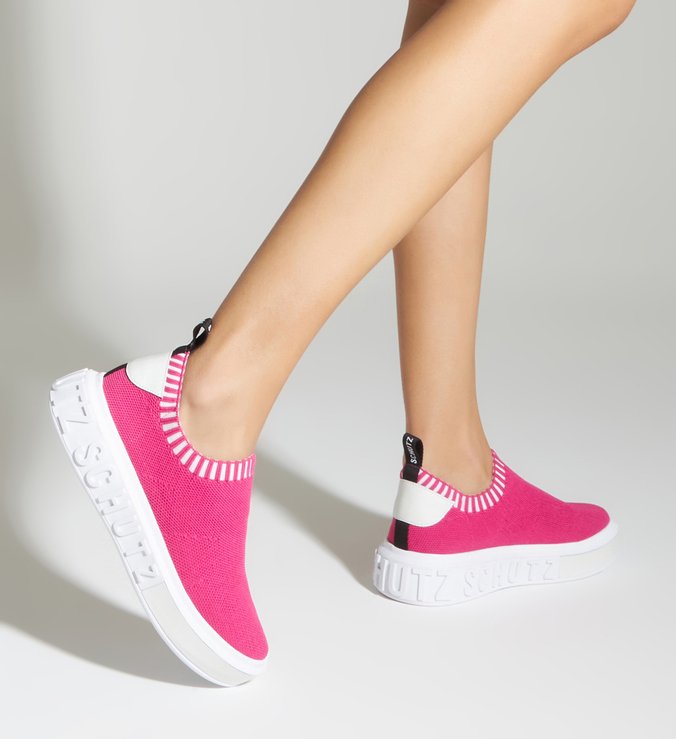 Sneaker It Schutz Bold Knit Pink Sneaker It Schutz Bold Knit Pink