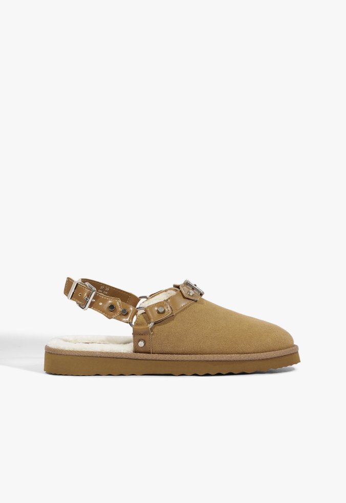 Mule Maple Couro Marrom Claro