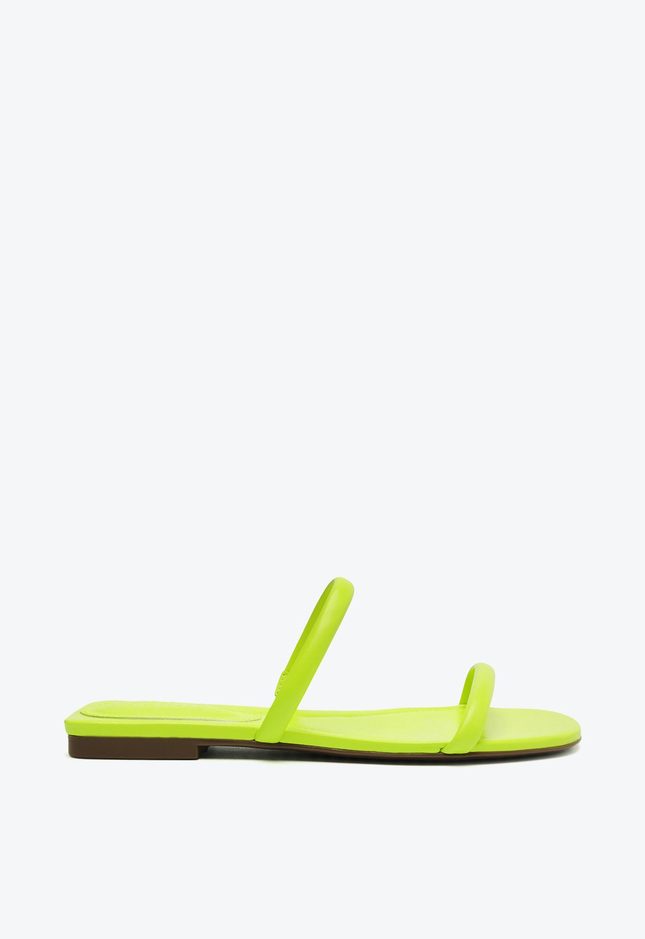 Sandália Rasteira Tiras Verde | Schutz
