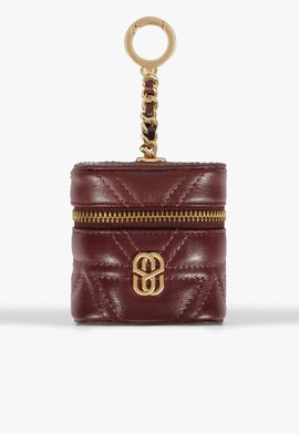 Bag Charm Dream Couro Vermelho