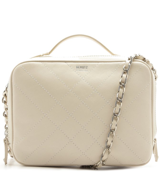 CROSSBODY CLARISSA CAMERA BAG MATELASSE WHITE CROSSBODY CLARISSA CAMERA BAG MATELASSE WHITE