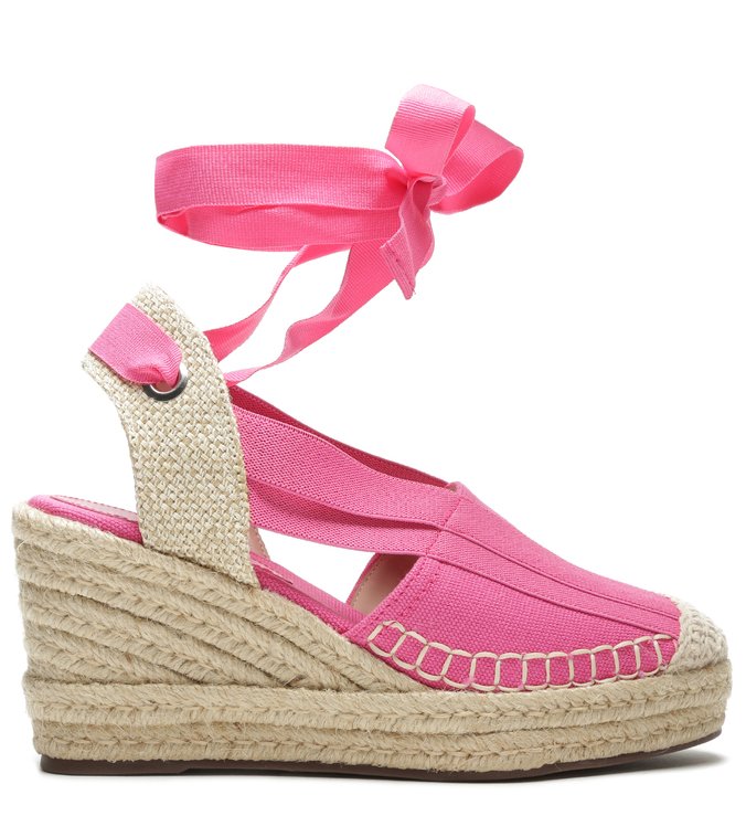 Sandália Anabela Fresh Pink