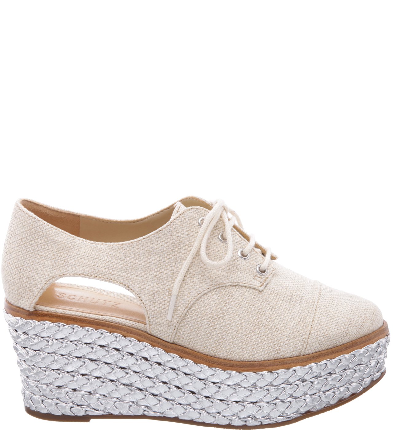 ピカソ、ETUDE POUR LES TROIS GRACES Oxford Flatform Tressê Prata | Schutz