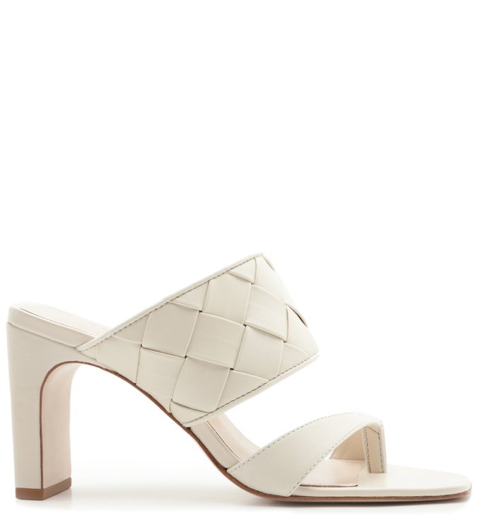 Sandália Mule Tressê Bold White Sandália Mule Tressê Bold White