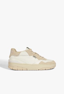 Tênis Runner Couro Camurça Branco