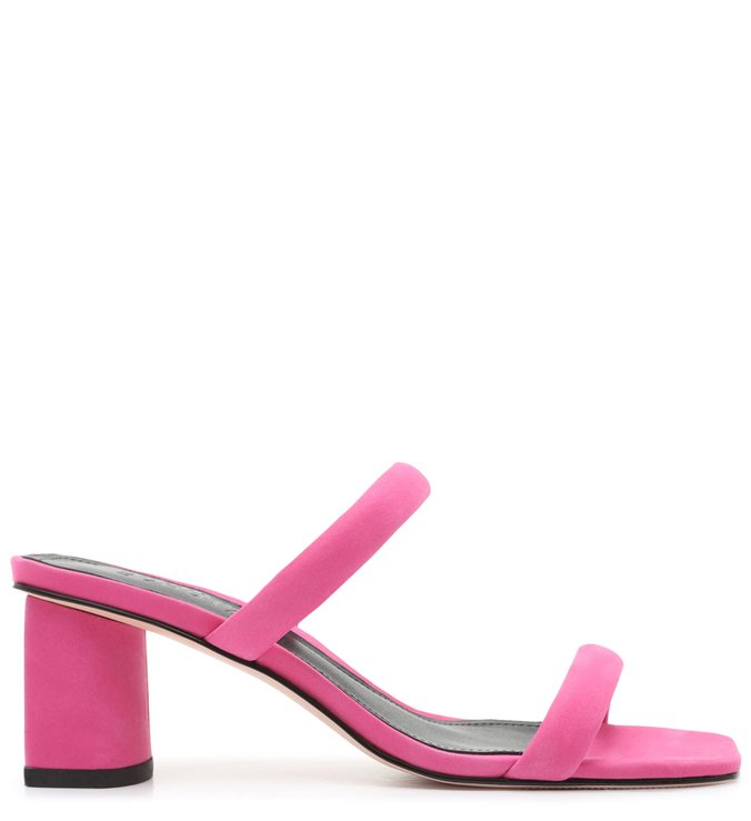 Mule Salto Bloco Rosa