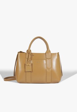 Bolsa Tote Tiracolo Tyla Couro Marrom