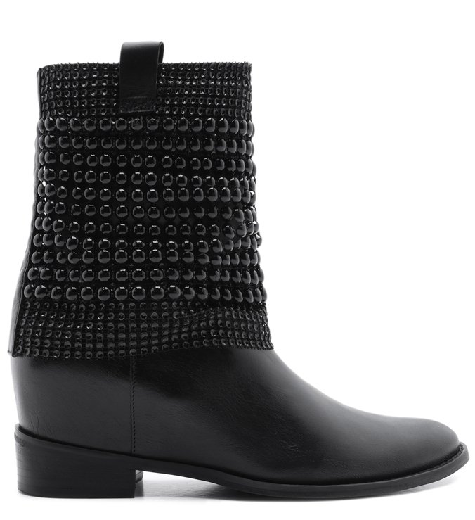 Bota malha top metal black schutz