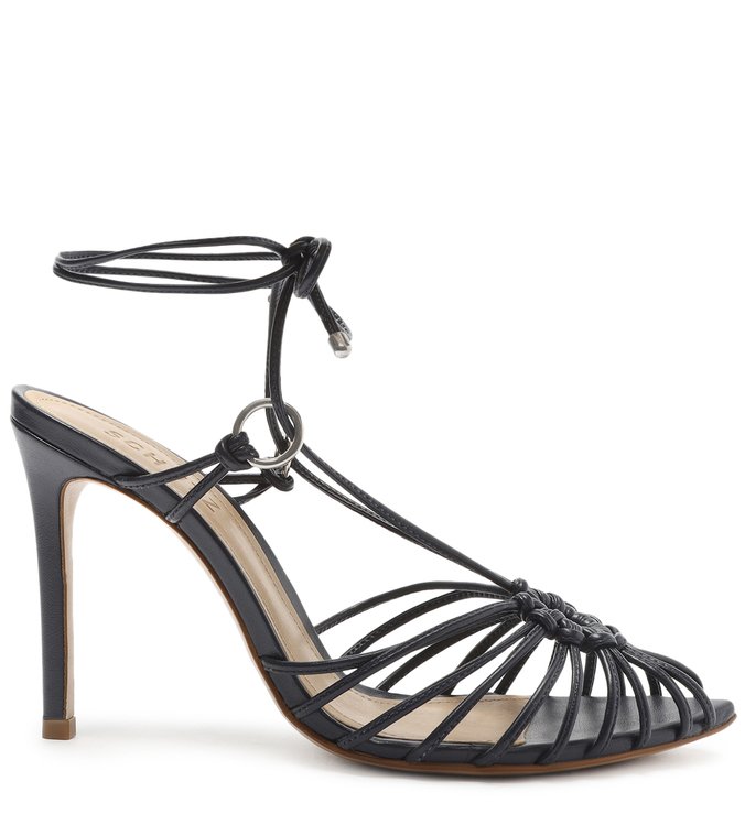 Sandália High Lace-Up Holo Blue