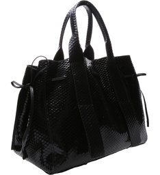 Shopping Maxxi Bag Bright Snake Black
