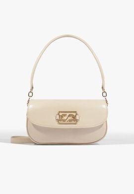 Bolsa Tiracolo Shoulder Camille Média Couro Branca