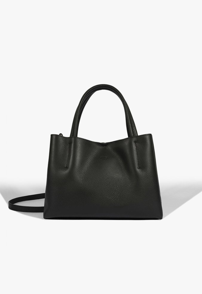 Bolsa Tote Liah Média Couro Preta