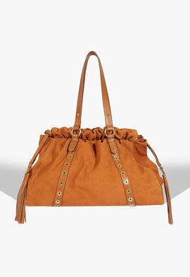 Bolsa Maxi Tote Impact Camurça Marrom