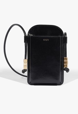 Porta Celular Couro Preto