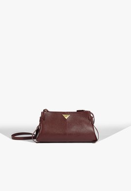 Bolsa Pequena Gilian Couro Vinho