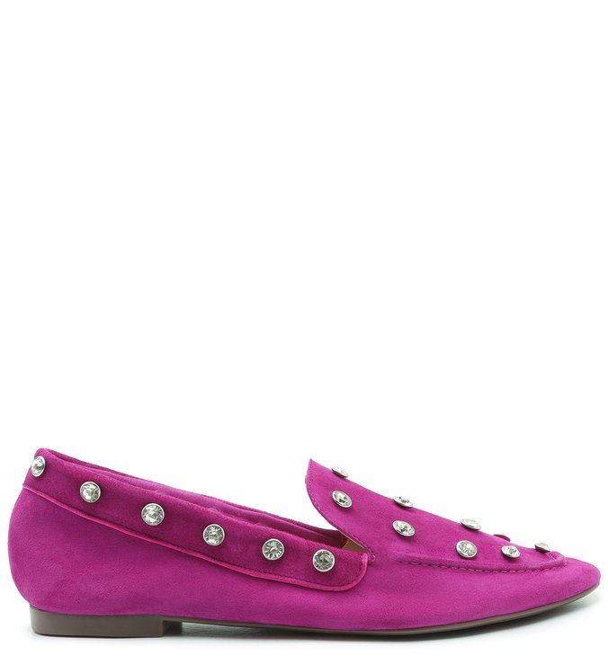 Mocassim Maxistuds Suede Violet