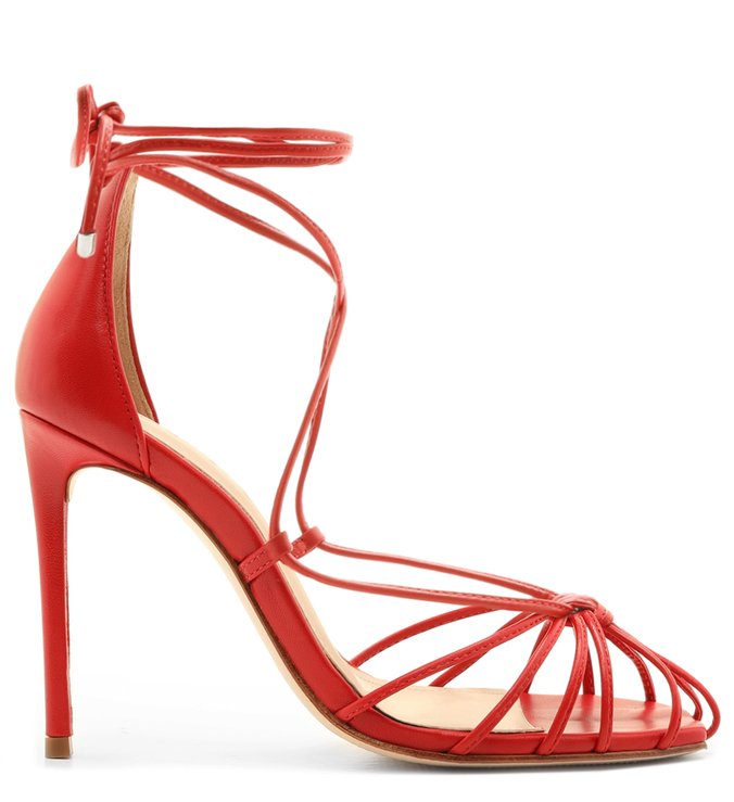 Sandália Strings Lace-Up Red Sandália Strings Lace-Up Red