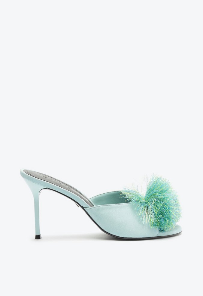 Sapato Mule Jules Camurça Azul