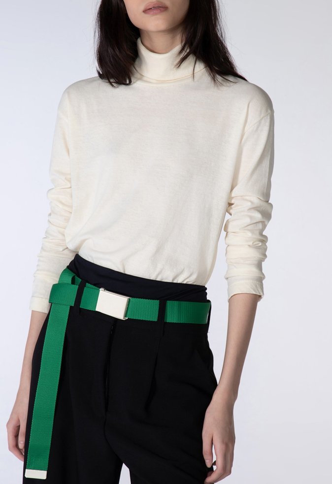 Blusa Manga Longa Duda Branca