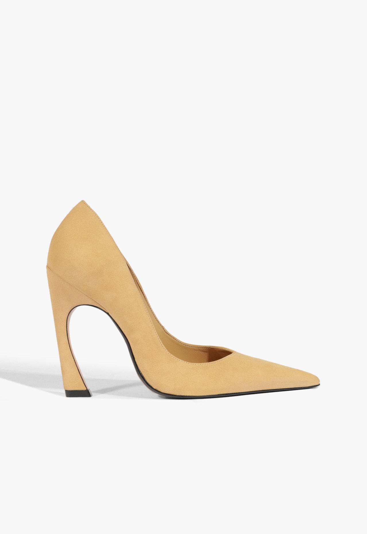 Scarpin Lexi Camurça Bege | Schutz