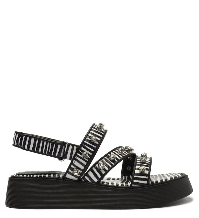 Sandália Papete Sporty Zebra