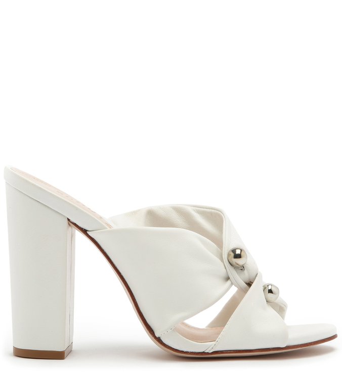 MULE HIGH TWIST METALLIC PEARLS WHITE MULE HIGH TWIST METALLIC PEARLS WHITE