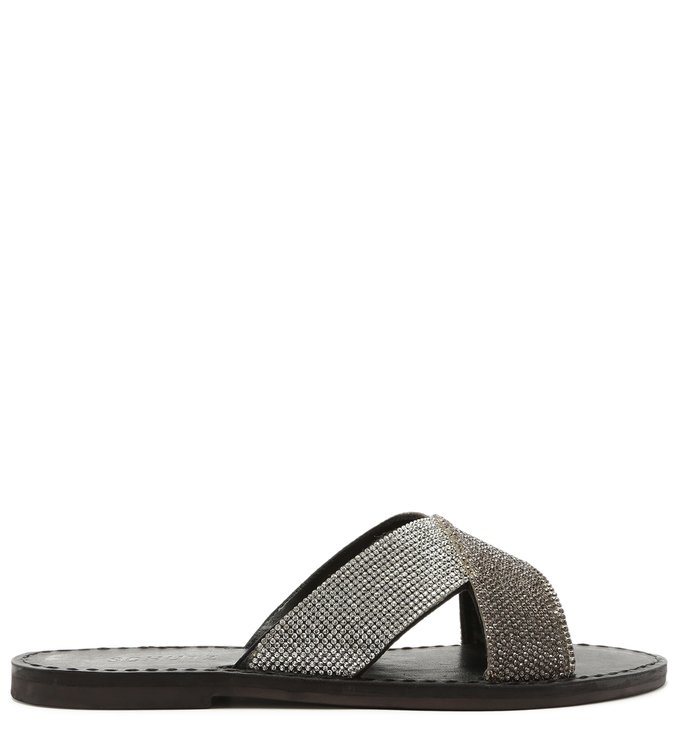 SLIDE CROSS GLITTER BLACK SLIDE CROSS GLITTER BLACK