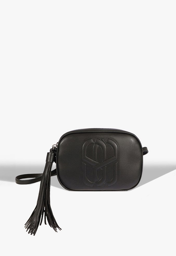 Bolsa Tiracolo Kate Emblem Preta