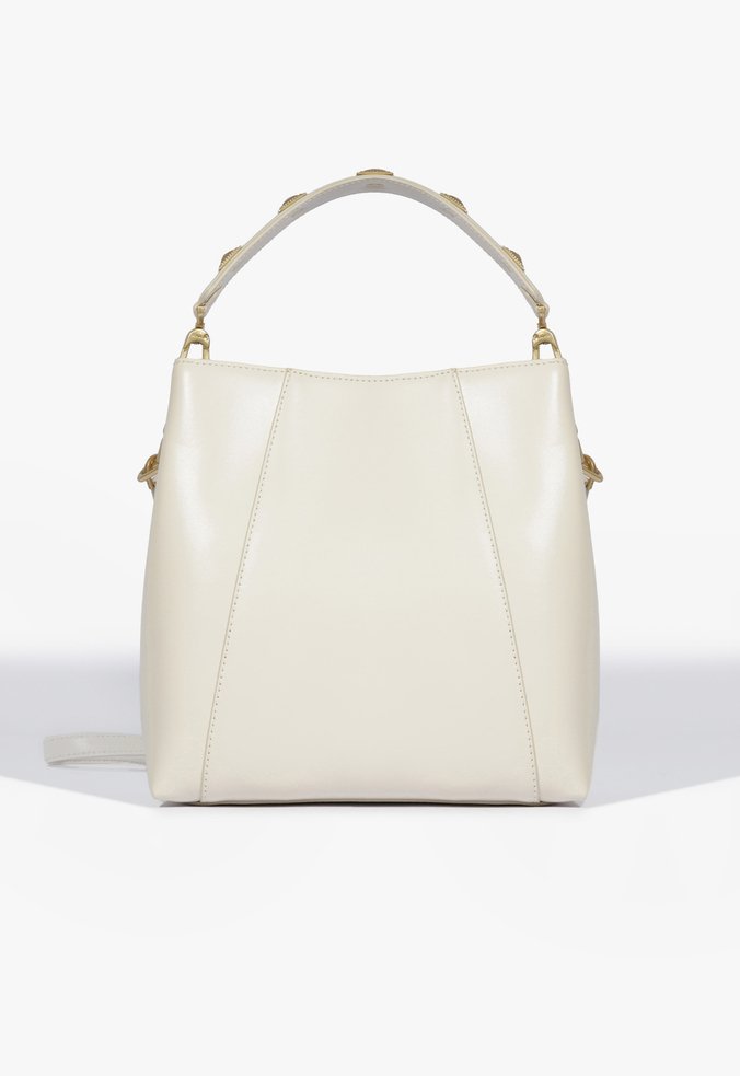 Bolsa Hobo Couro Branca