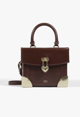 Bolsa Vanity Média Couro Vermelha