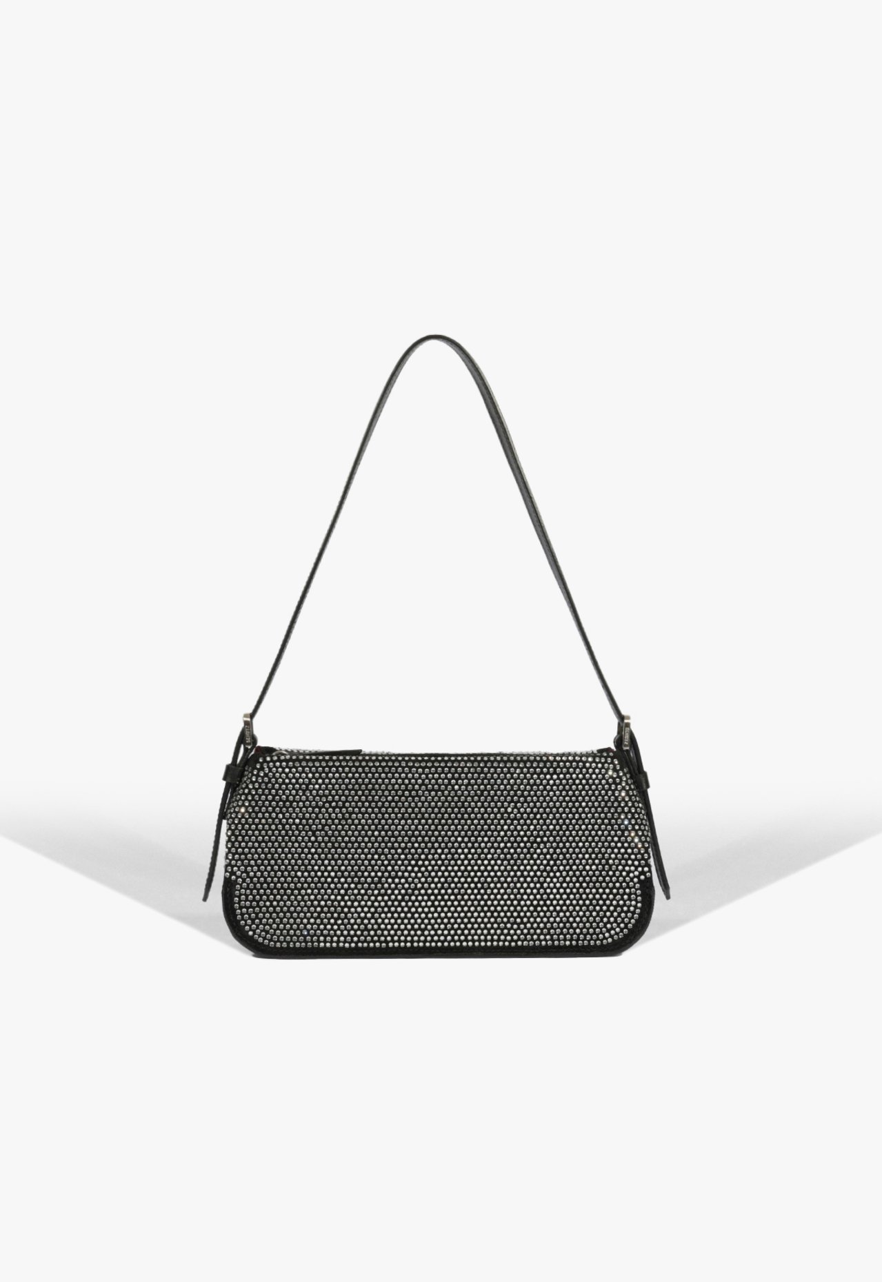 Vista 2 Bolsa Tiracolo Couro Brilho Prata | Schutz Schutz BR Preto Schutz BR Preto