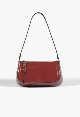 Bolsa Maxi Tina Verniz Vermelha