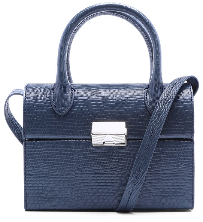 The 2020 Bowling Crossbody Lezard Teal The 2020 Bowling Crossbody Lezard Teal