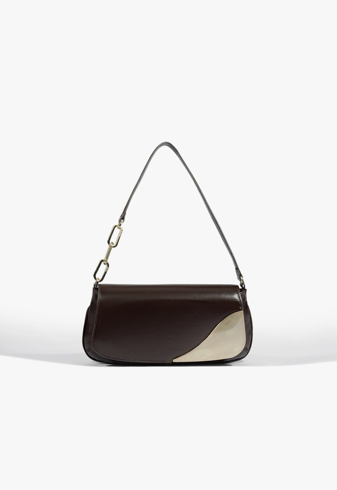 Bolsa Média Kloss Couro Marrom