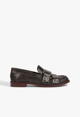 Mocassim Marien Couro Preto